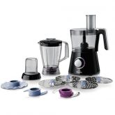 Processador Philips Walita Viva Black 750W c/ Liquidificador